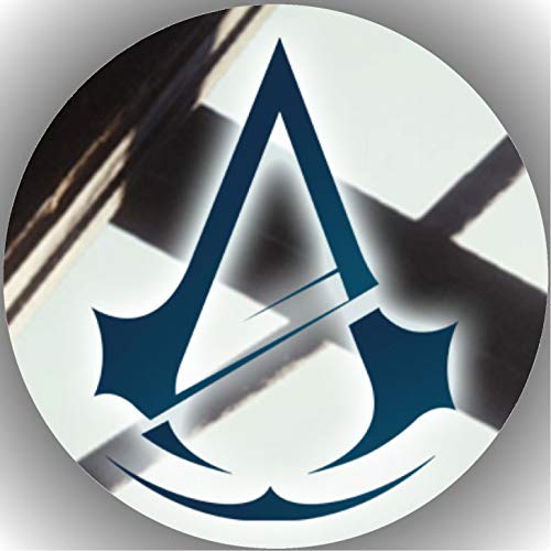 Premium Esspapier Oblate Tortenbild, Essbares Foto für Torten, Tortenaufleger Ø 20cm Assassin's Creed T 9 von Shanrya