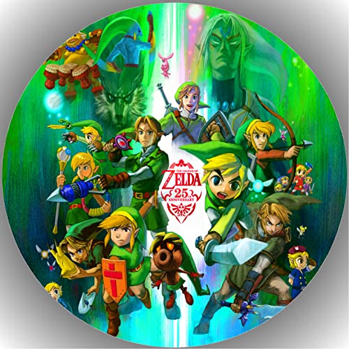 Premium Esspapier Oblate Tortenbild, Essbares Foto für Torten, Tortenaufleger Ø 20cm Die Legende von Zelda T10 von Shanrya