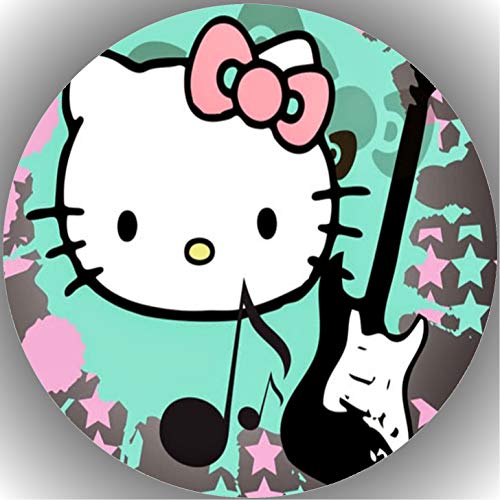 Premium Esspapier Oblate Tortenbild, Essbares Foto für Torten, Tortenaufleger Ø 20cm Hello Kitty T6 von TTS-24