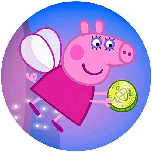 Premium Esspapier Oblate Tortenbild, Essbares Foto für Torten, Tortenaufleger Ø 20cm Peppa Pig Nr. 8 von TTS-24