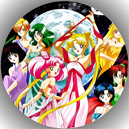 Premium Esspapier Oblate Tortenbild, Essbares Foto für Torten, Tortenaufleger Ø 20cm Sailor Moon T5 von Shanrya