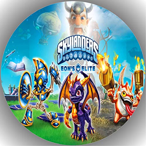 Premium Esspapier Oblate Tortenbild, Essbares Foto für Torten, Tortenaufleger Ø 20cm Skylanders T11 von TTS-24