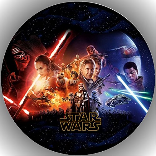 Premium Esspapier Oblate Tortenbild, Essbares Foto für Torten, Tortenaufleger Ø 20cm Star Wars T9 von TTS-24