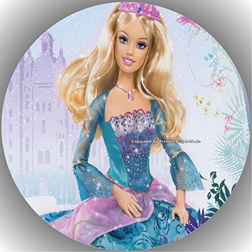 Premium Esspapier Tortenaufleger Barbie T13 von Shanrya