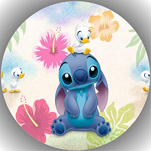 Premium Esspapier Tortenaufleger Geburtstag Lilo & Stitch AMA 5 von TTS-24