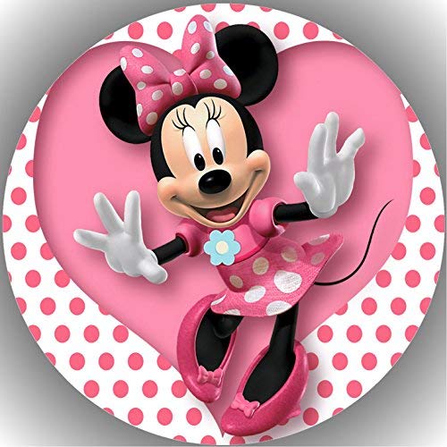 Fondant Tortenaufleger Tortenbild Geburtstag Minnie Maus AMA4 von TV-24