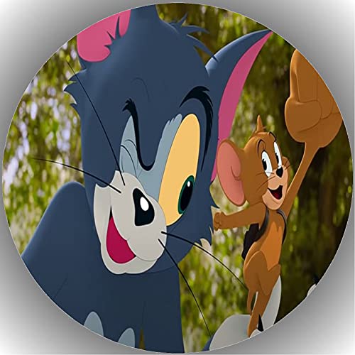 Tortenaufleger Tortenbild Geburtstag Fondant Zuckerpapier Ø 20 cm Tom & Jerry Nr. 9 von TV-24