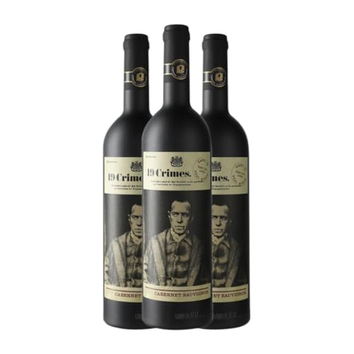 Crimes Cabernet Sauvignon Southern Australia 75 cl Rotwein (Karton mit 3 Flaschen von 75 cl) von TWE Imports