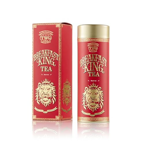 TWG Tea | Breakfast King Tea | Schwarzer Tee | Ginseng | Haute Couture Dose, 130G | Geschenkset von TWG Tea