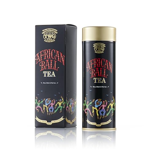 TWG Tea | African Ball Tea | Schwarzer Tee | Orchideen & Gewürze | Haute Couture Dose, 100G | Geschenkset von TWG Tea