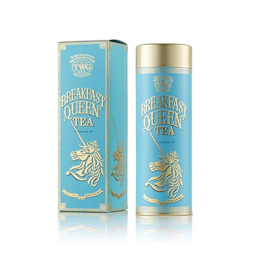 TWG Tea | Breakfast Queen Tea | Grüner Tee | Rosenblätter | Haute Couture Dose, 100G | Geschenkset von TWG Tea