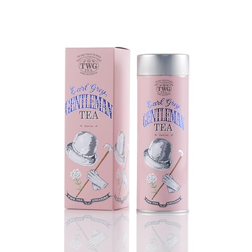 TWG Tea | Earl Grey Gentleman | Schwarzer Tee | Bergamotte & Rose | Haute Couture Dose, 100G | Geschenkset von TWG Tea