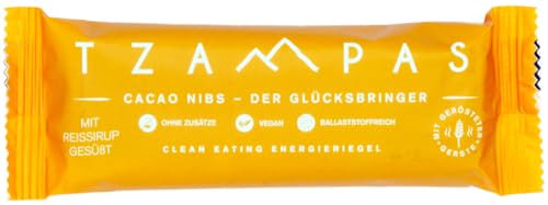 TZAMPAS Cacao Nibs - Der Glücksbringer. Clean eating Energieriegel 2 x 40 gr von TZAMPAS