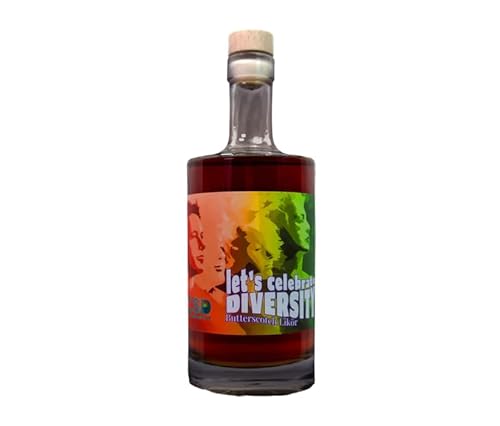 Diversity Spirits "let’s celebrate Diversity" Butterscotch Likör | 20% vol | 500ml | CSD Sachsen-Anhalt Version | von Tabakland ...ALLES WAS ANMACHT!