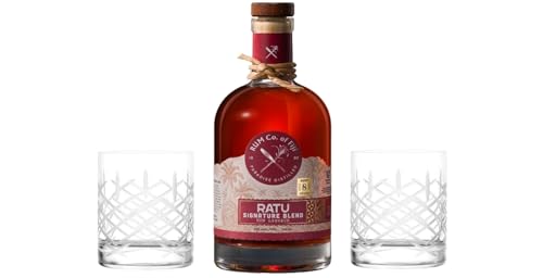 RATU Signature Blend 8 Jahre Geschenkset | 35% Vol. | 700ml | Inkl. 2 Gläsern | verschiedene Geschenkoptionen (Tumbler "Club", ohne Geschenkkarton) von Tabakland ...ALLES WAS ANMACHT!