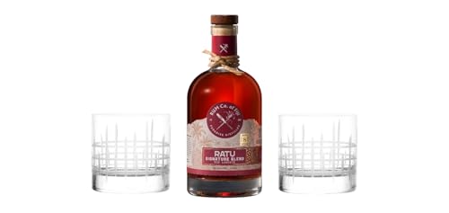 RATU Signature Blend 8 Jahre Geschenkset | 35% Vol. | 700ml | Inkl. 2 Gläsern | verschiedene Geschenkoptionen (Tumbler "Manhattan", ohne Geschenkkarton) von Tabakland ...ALLES WAS ANMACHT!