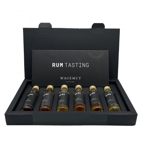 Rum WAGEMUT Tasting Set 33,2-51,5% Vol. 6x20ml von Tabakland ...ALLES WAS ANMACHT!