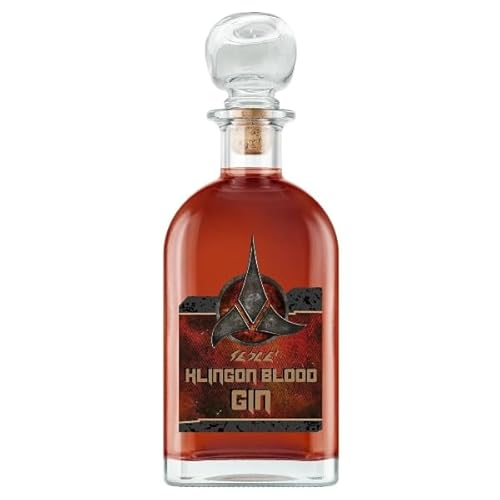 V-SINNE Star Trek Klingon Blood Gin – 40% Vol. – Schwarzwald Dry Gin – Limited Edition für Star Trek Fans – Intensiv Fruchtig & Würzig mit Beerigen Noten – 700ml 40% Vol, von Tabakland ...ALLES WAS ANMACHT!