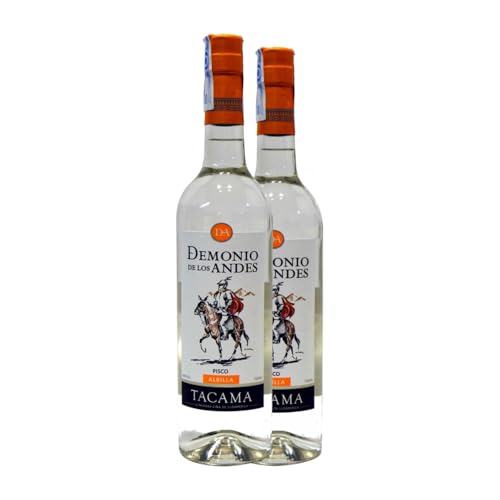 Pisco Tacama Demonio de los Andes Albilla 70 cl (Karton mit 2 Flaschen von 70 cl)