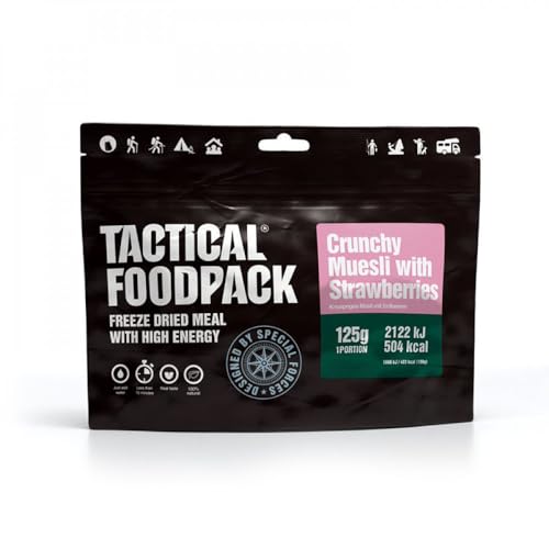 Petit-Déjeuner Lyophilisé : Muesli Croquant aux Fraises von Tactical Foodpack