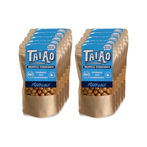 Knusprige Kichererbsen - 10er Pack Meersalz von Taiao