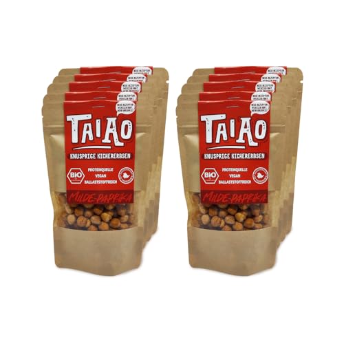 Knusprige Kichererbsen - 10er Pack Milde-Paprika von Taiao