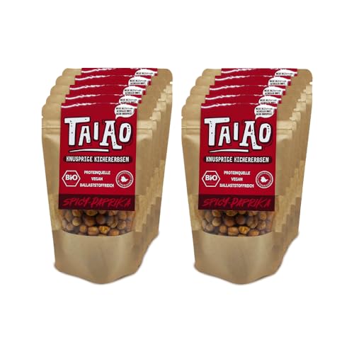 Knusprige Kichererbsen - 10er Pack Spicy-Paprika von Taiao