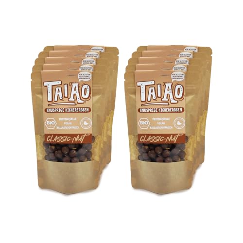 Taiao Knusprige Kichererbsen - 10er Pack Classic-Nut von Taiao