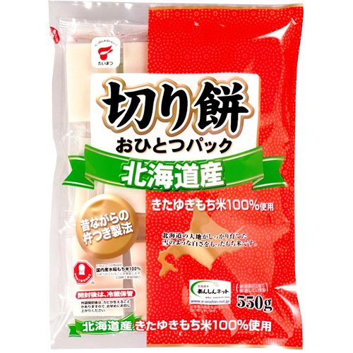 Taimatsushokuhin Hokkaido Kirimochi Sie eine Packung 550g von たいまつ