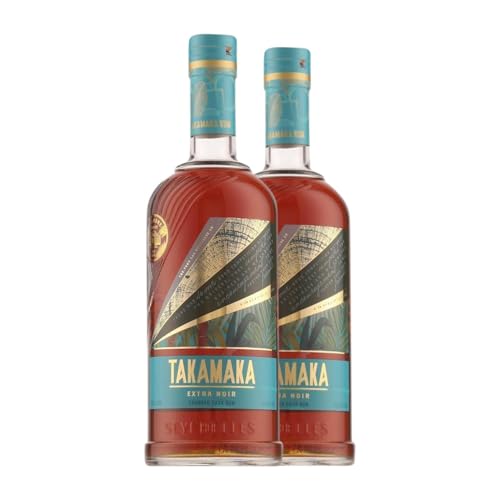 Rum Takamaka St. Andre Extra Noir 70 cl (Karton mit 2 Flaschen von 70 cl) von Takamaka