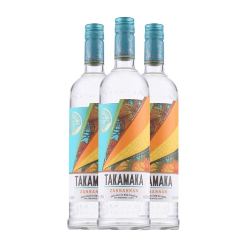 Rum Takamaka Zannannan 70 cl (Karton mit 3 Flaschen von 70 cl) von Takamaka