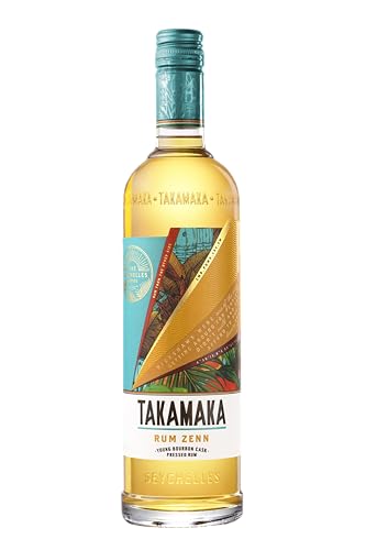 Takamaka Rum Zenn I 700 ml Flasche I 40% Volume I Brauner Premium Rum von den Seychellen von Rum made from the Seychelles Takamaka Est MMII