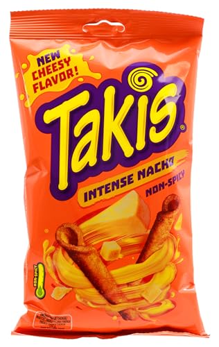 Takis Intense Nacho new ceesy flavor non-spicy, 18er Pack (18 x 100g) von Takis