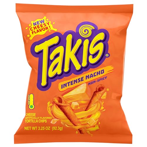 Takis Nacho Intense 92,3g Ursprungsland Mexiko, Gewicht 92,3g, Paprika von Takis