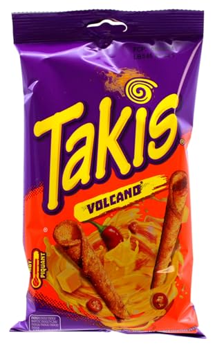 Takis Volcano gerollte Chips, 18er Pack (18 x 100g) von Takis