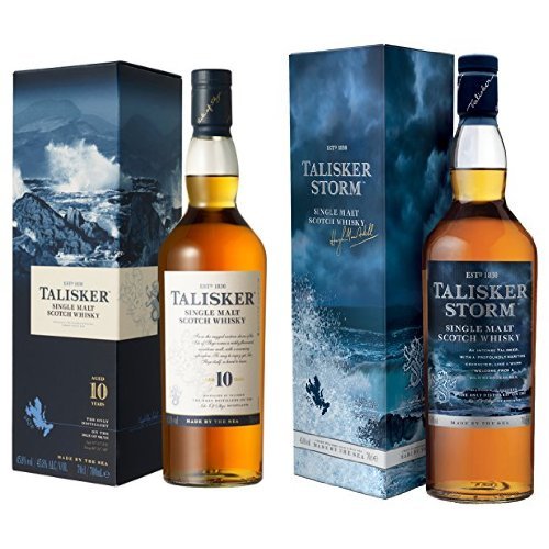 Talisker 10 Jahre und Talisker Storm Single Malt Scotch Whisky (2 x 0.7 l) von Talisker