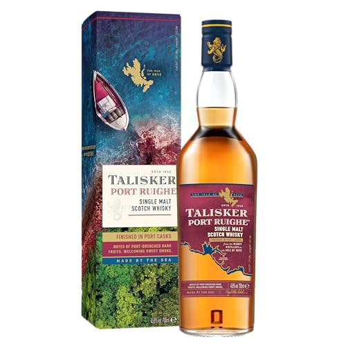 Talisker Port Ruighe Single Malt Scotch Whisky handverlesen von der Insel Skye | 45.8% vol, 700ml (Die Verpackung kann variieren) von Talisker