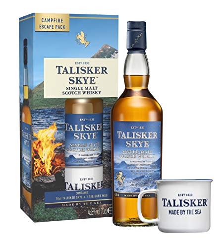 Talisker Skye Single Malt Scotch Whisky – Geschenkpackung mit mug – 1 x 0,7l von Talisker