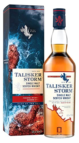 Talisker Storm | Single Malt Scotch Whisky | aromatischer| handgefertigt von der schottischen Insel Skye | 45.8% vol | 700ml Einzelflasche | von Talisker