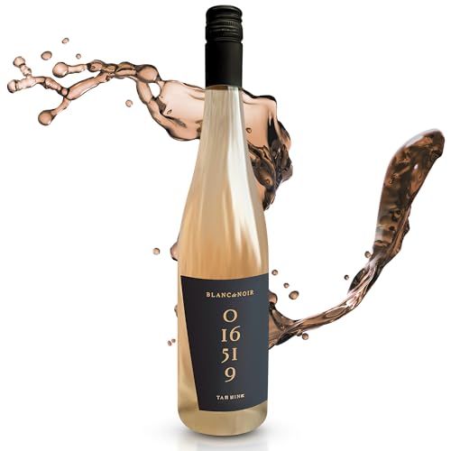 Blanc de Noir - Weißwein aus roten Trauben (6 Flaschen) | Fruchtig & Leicht | Aromen von Pfirsich, Citrus & Grünem Apfel | Perfekt für Fingerfood-Buffets | 750 ml | Farbe 0-16-51-9 von Tam Wine