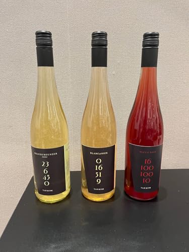 Wein Arrangement für Freunde (3 Flaschen à 750ml) mit je 1x Secco rosé, Blanc der Noir, Grauburgunder trocken von Tam Wine