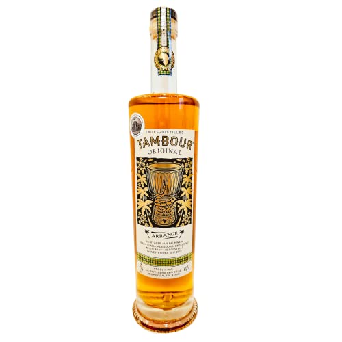 Neuheit | Palmen Spirituose/Palmenlikör aus Westafrika Benin mit tropischen Gewürzen | Original Tambour Sodabi Arrangé | 45% vol. | 70 cl | Palmen Schnaps | Cocktails von Zeelec