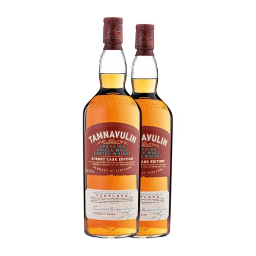 Whiskey Single Malt Tamnavulin Sherry Cask Edition 70 cl (Karton mit 2 Flaschen von 70 cl) von Tamnavulin Distillery