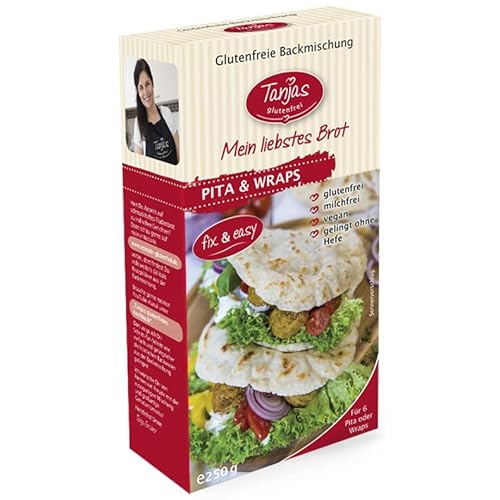 Tanjas glutenfreie Backmischung PITA & WRAPS 6 x 250g von Tanjas glutenfrei