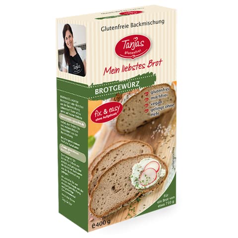 Tanjas glutenfreie Brotbackmischung BROTGEWÜRZ 6 x 400g von Tanjas glutenfrei