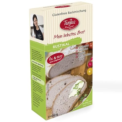 Tanjas glutenfreie Brotbackmischung RUSTIKAL 6 x 400g von Tanjas glutenfrei