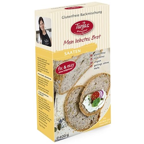 Tanjas glutenfreie Brotbackmischung SAATEN 6 x 400g von Tanjas glutenfrei