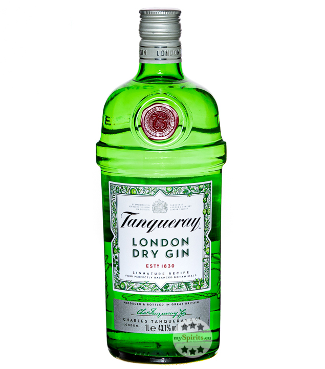 Tanqueray London Dry Gin  - 43,1 % Vol. (43,1 % vol., 1,0 Liter) von Tanqueray