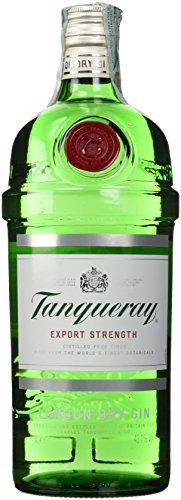 Tanqueray London Dry Gin | aromatischer Gin | 4-fach destilliert auf englischem Boden | 43,1% vol | 1000ml Einzelflasche von Tanqueray