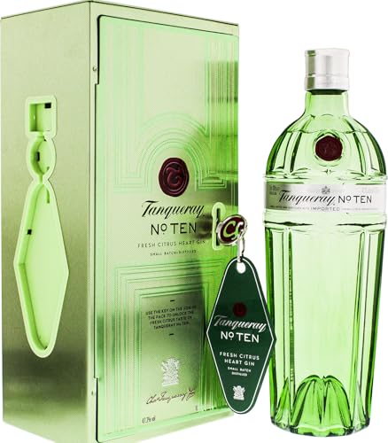 Tanqueray No. Ten Gin Metallsafe 1,0 Liter 47,3% Vol. von Tanqueray